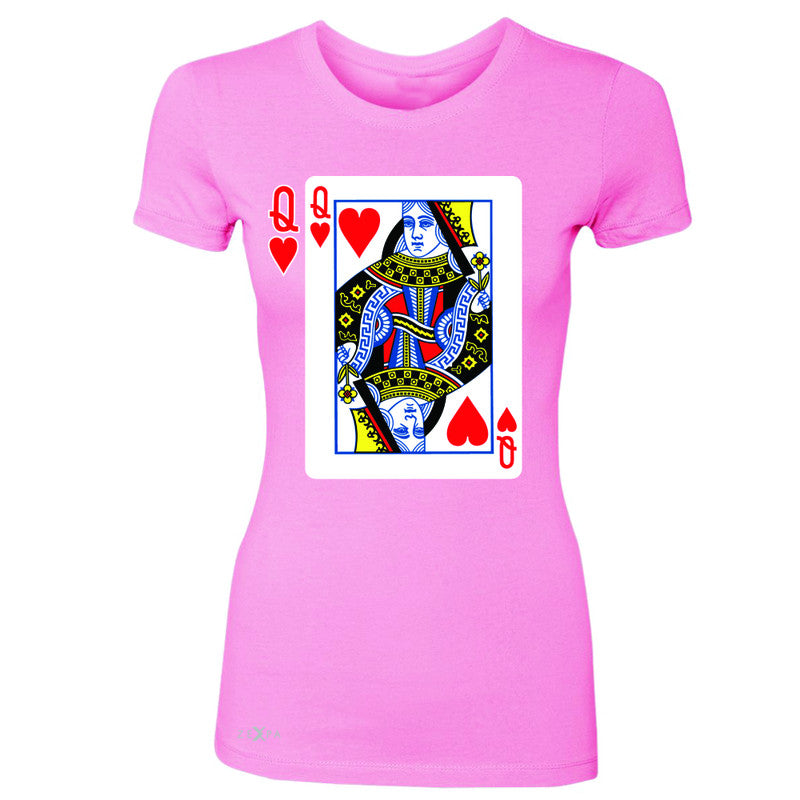 Playing Cards Queen Women's T-shirt Couple Matching Deck Feb 14 Tee - Zexpa Apparel - 3