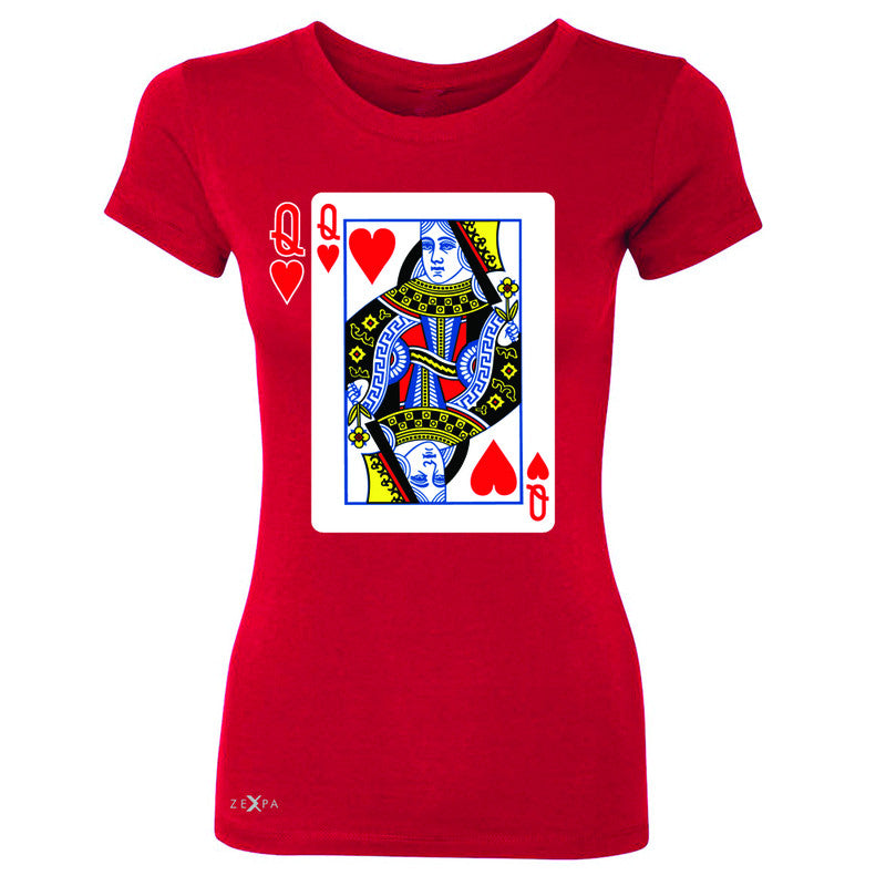 Playing Cards Queen Women's T-shirt Couple Matching Deck Feb 14 Tee - Zexpa Apparel - 4
