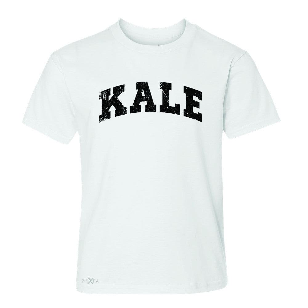 Kale W University Gift for Vegetarian Youth T-shirt Vegan Fun Tee - Zexpa Apparel - 5