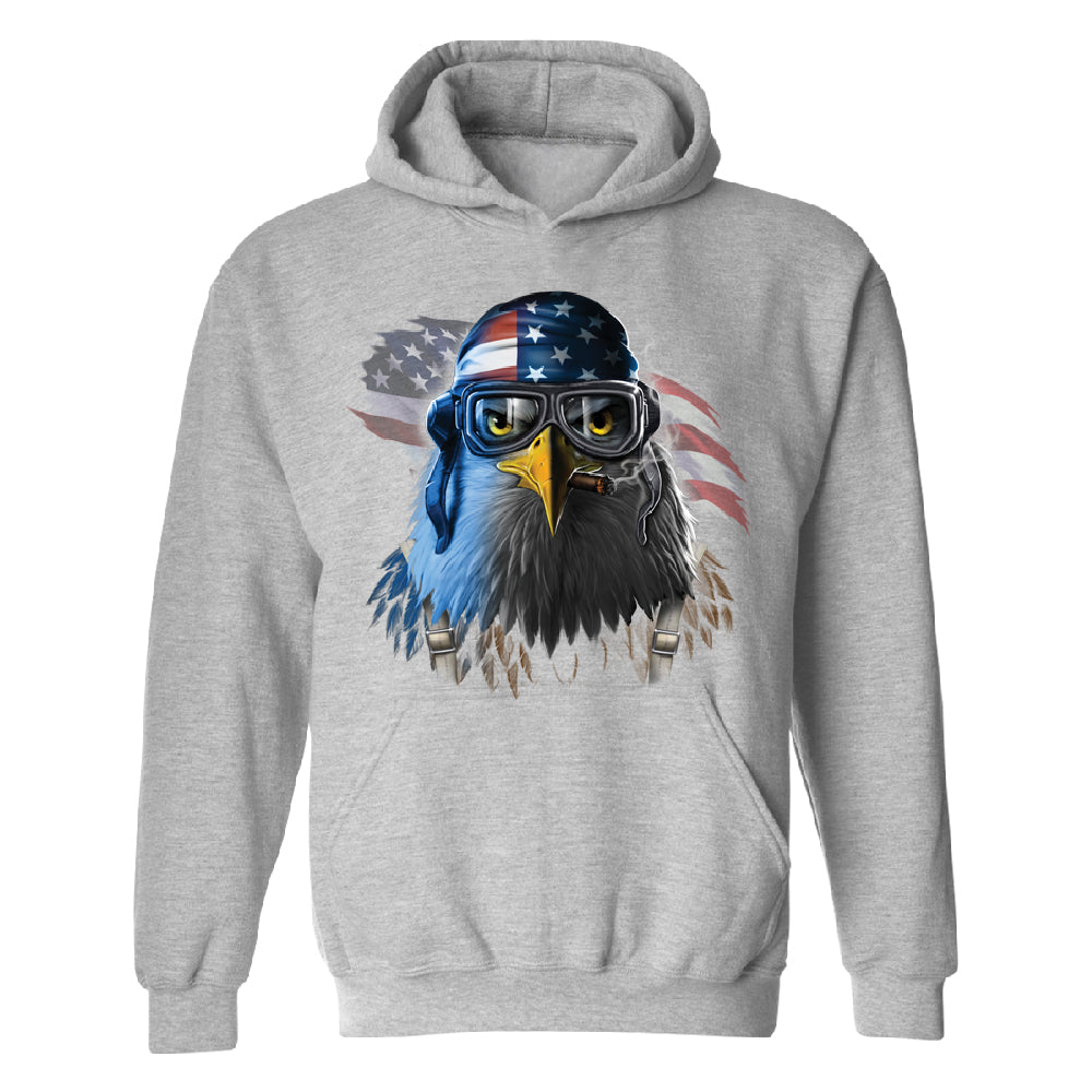 Freeodom Fighther American Eagle Unisex Hoodie 4th of July USA Sweater 