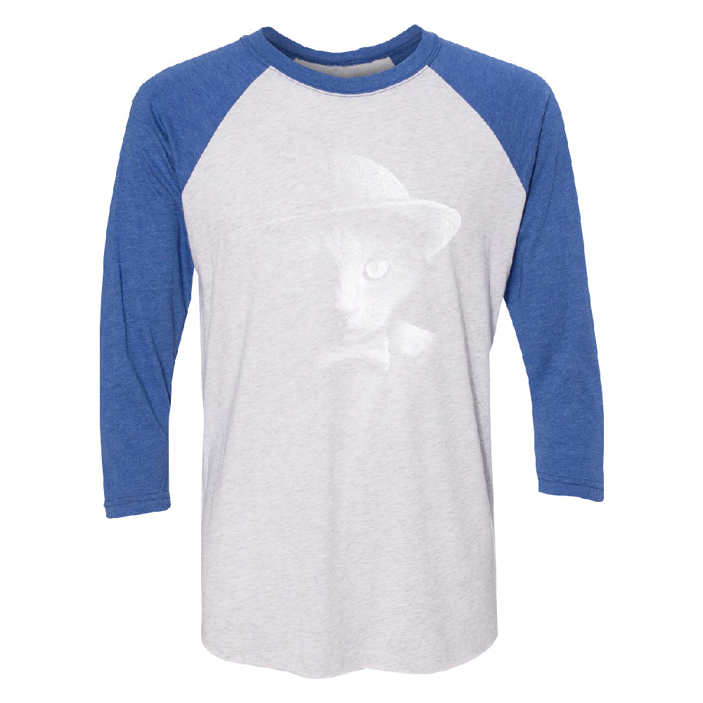 Stylish Gentelman Cat 3/4 Raglan Tee 