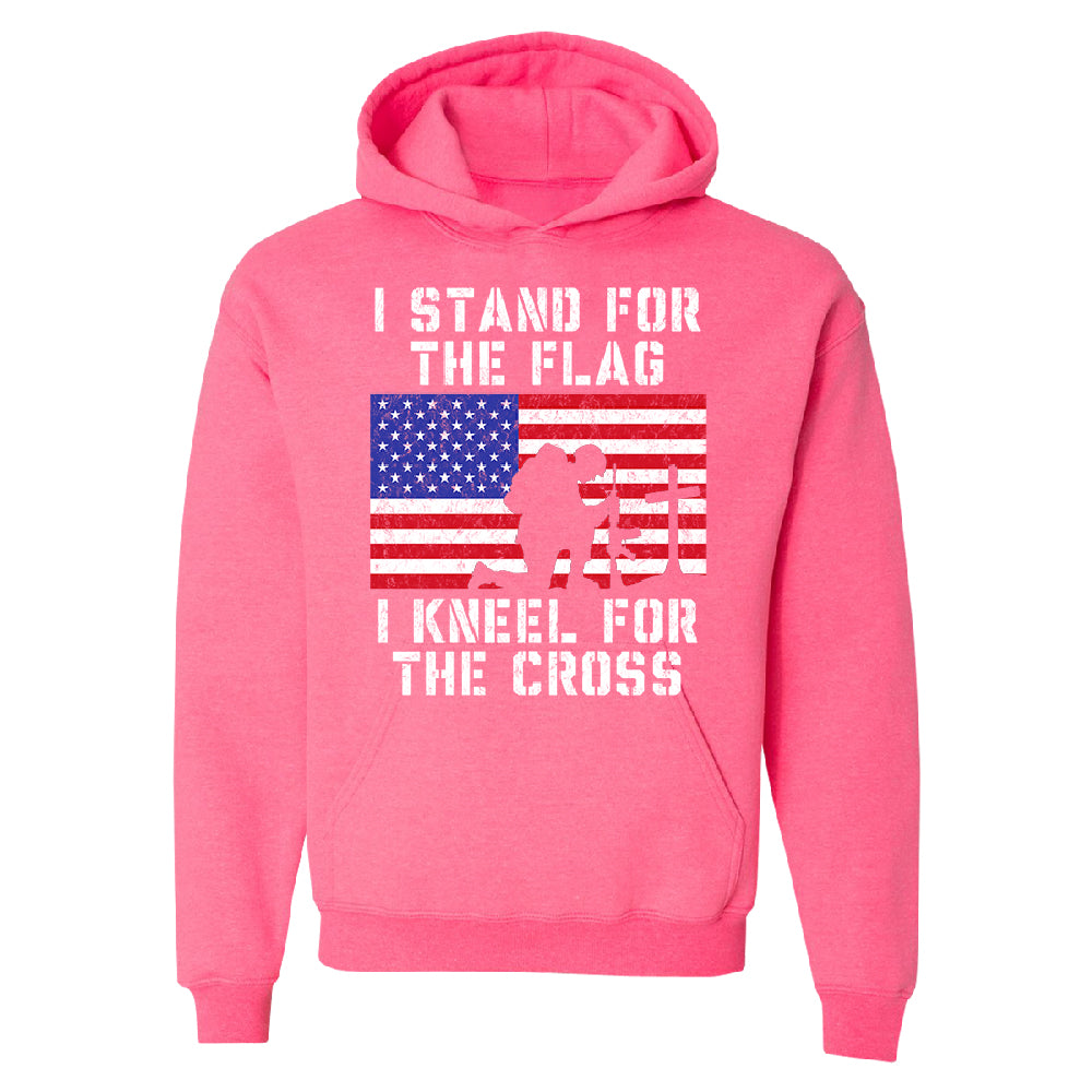 Zexpa Apparel Stand for USA Flag Kneel for Cross Unisex Hoodie 4th