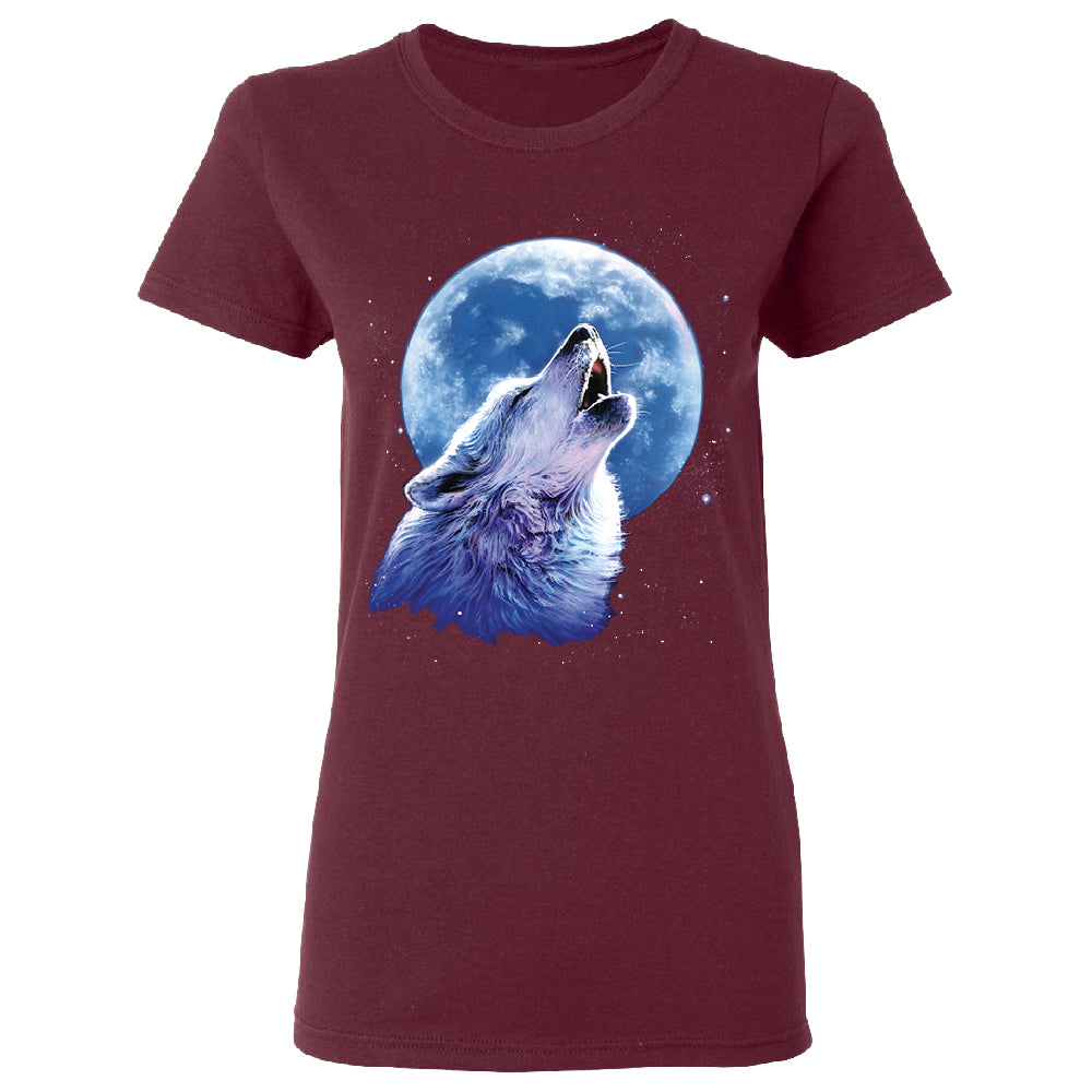 Call of the Wild Howling the Full Moon Women's T-Shirt 