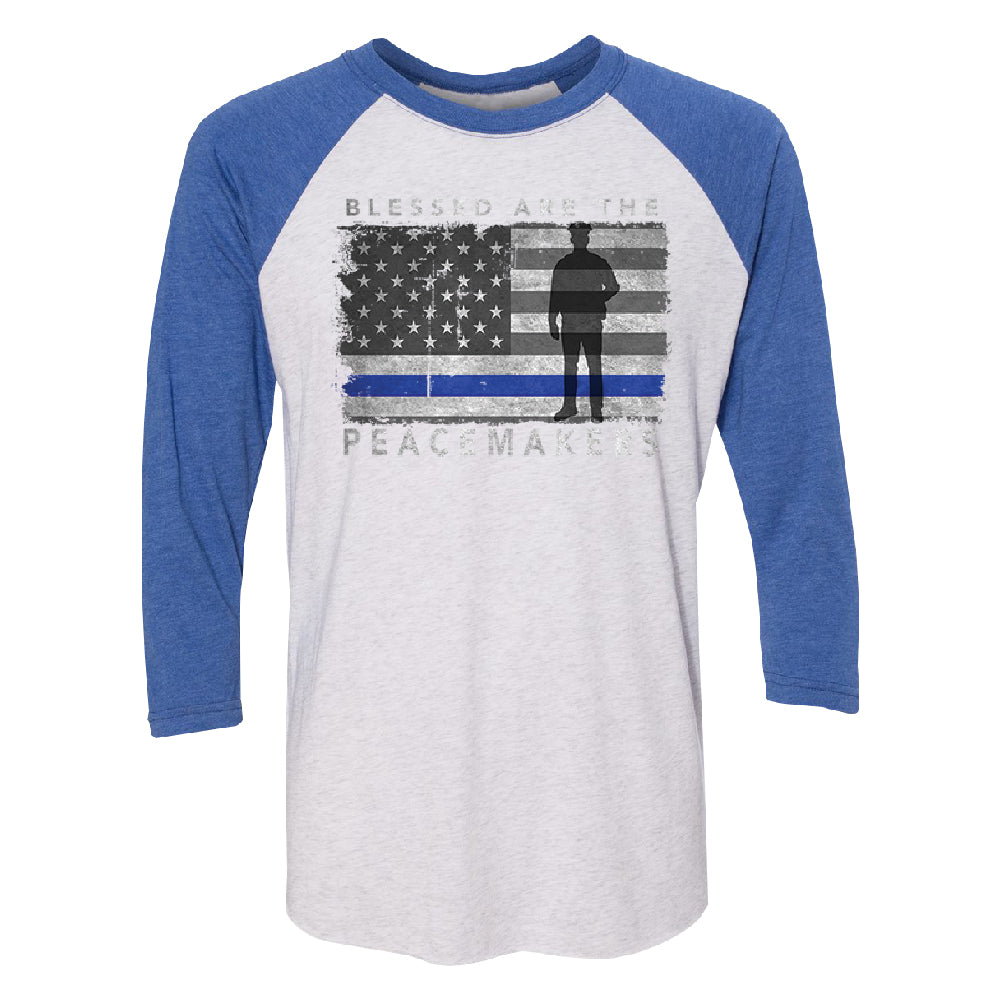 Blessed Are The Peacemakers 3/4 Raglan Tee 