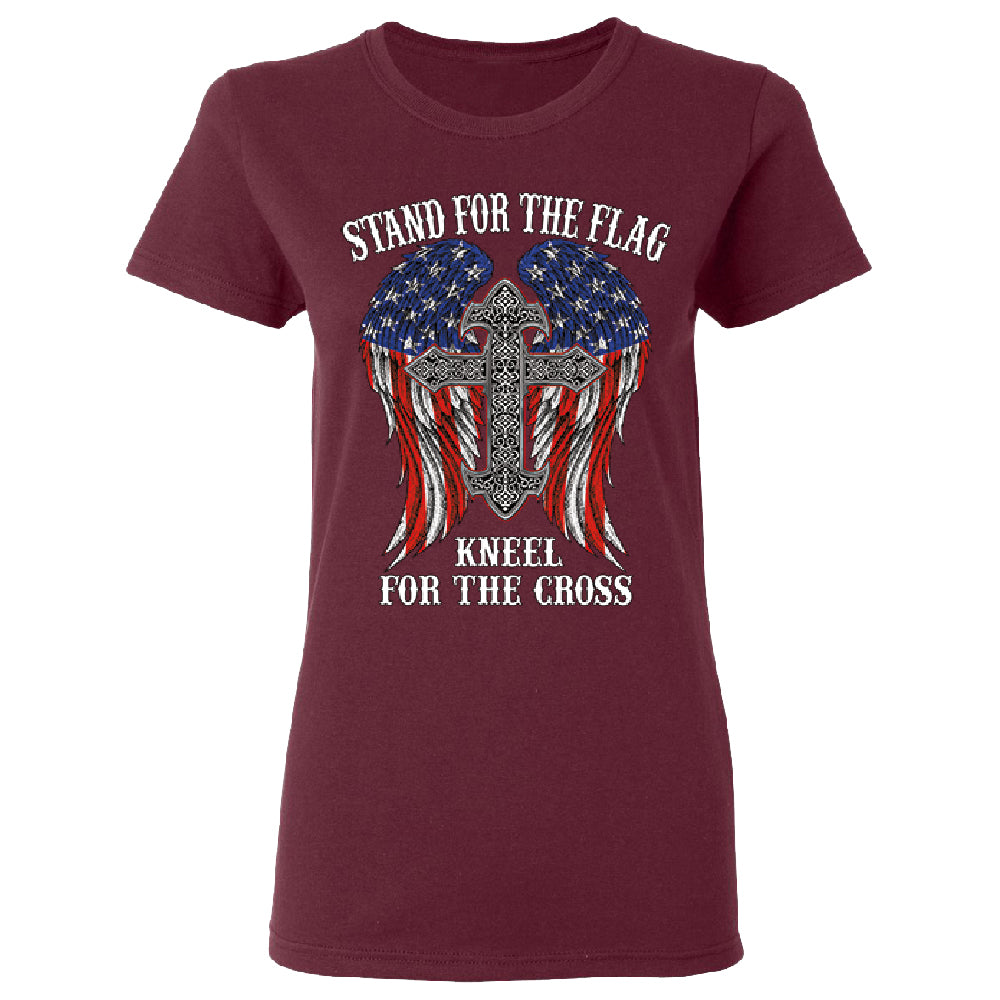 Stand For The Flag Kneel For The Cross Women's T-Shirt 