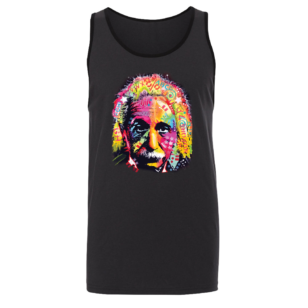 Colored Einstein Men's Tank Top Official Dean Russo Shirt 