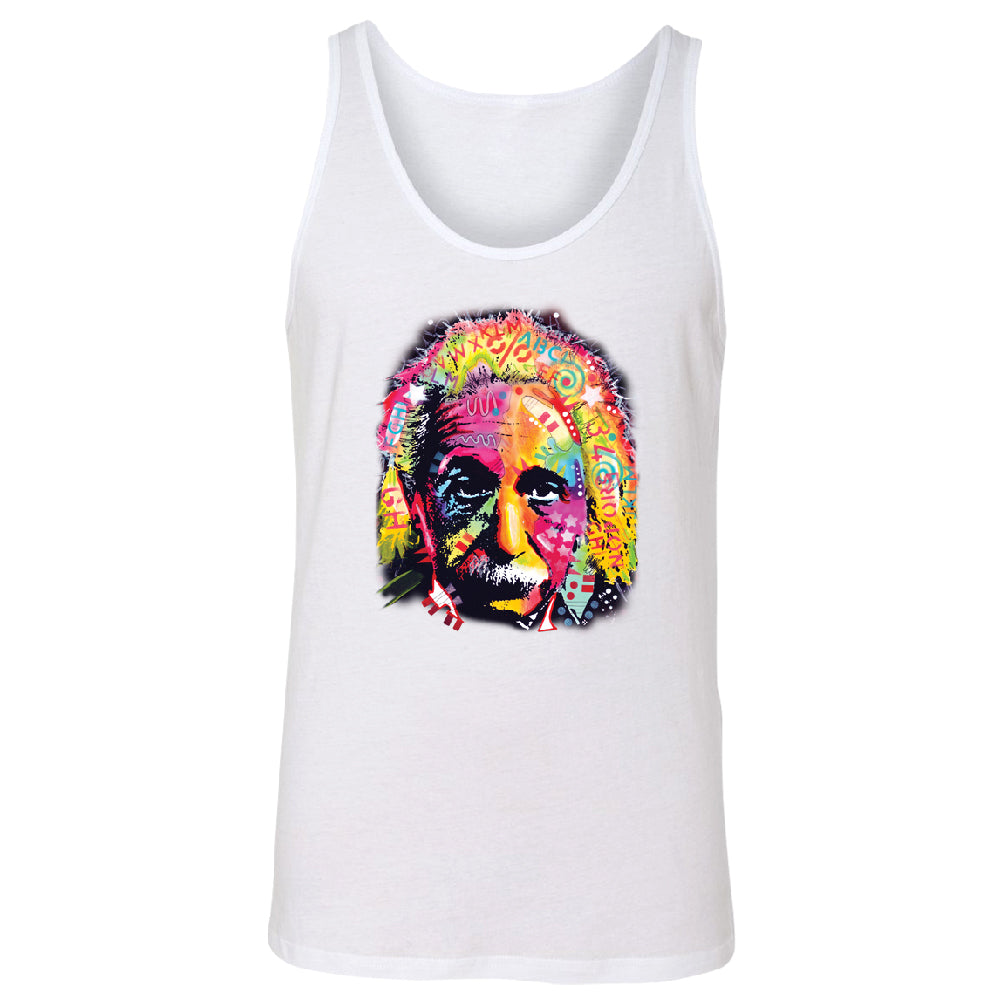 Colored Einstein Men's Tank Top Official Dean Russo Shirt 