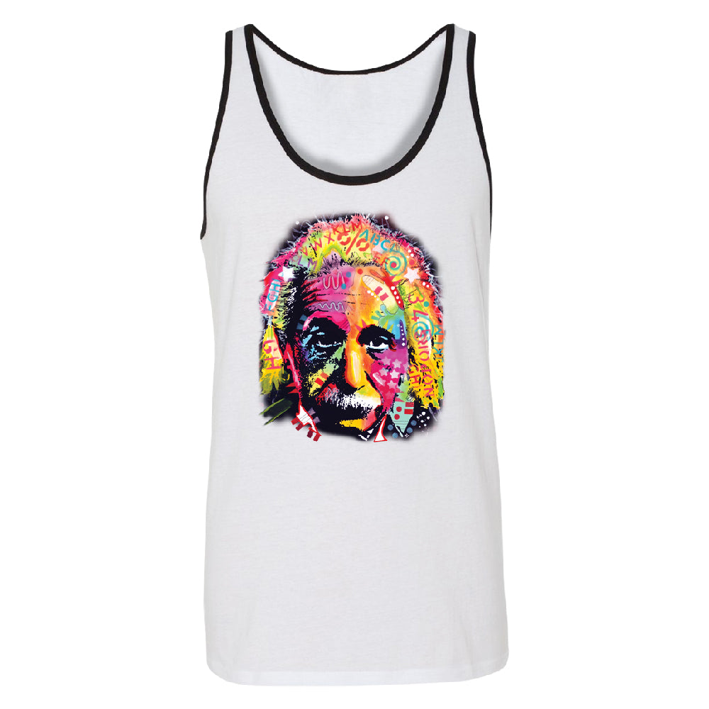 Colored Einstein Men's Tank Top Official Dean Russo Shirt 