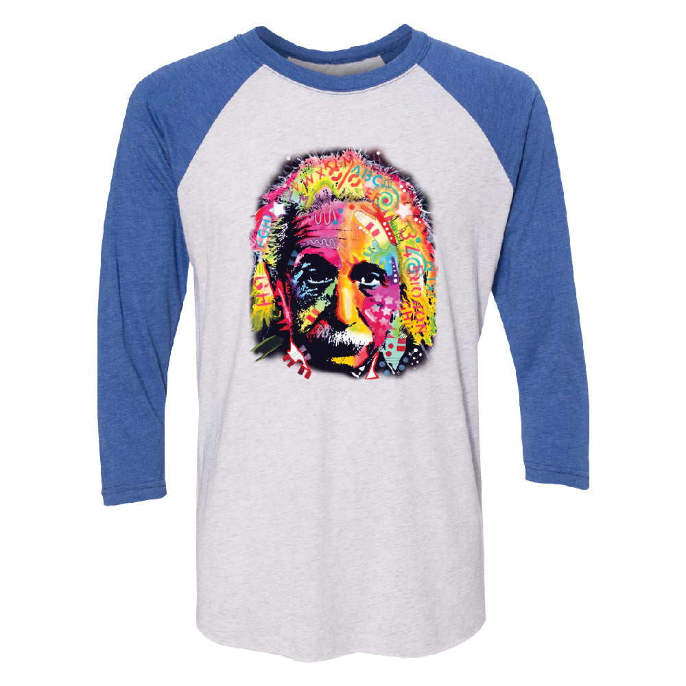 Colored Einstein 3/4 Raglan Tee 