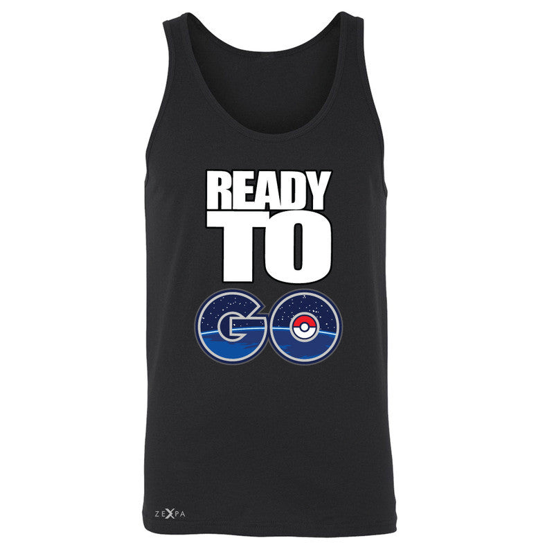 Ready to Go Men's Jersey Tank Poke Shirt Fan Sleeveless - Zexpa Apparel - 1