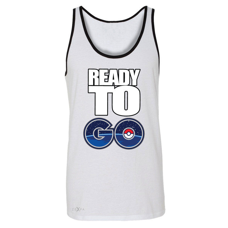 Ready to Go Men's Jersey Tank Poke Shirt Fan Sleeveless - Zexpa Apparel - 6