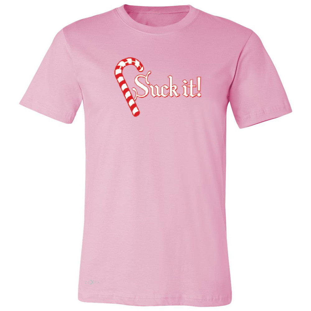 Suck It! Sugar Candy Cane  Men's T-shirt Christmas Xmas Funny Tee - Zexpa Apparel - 4