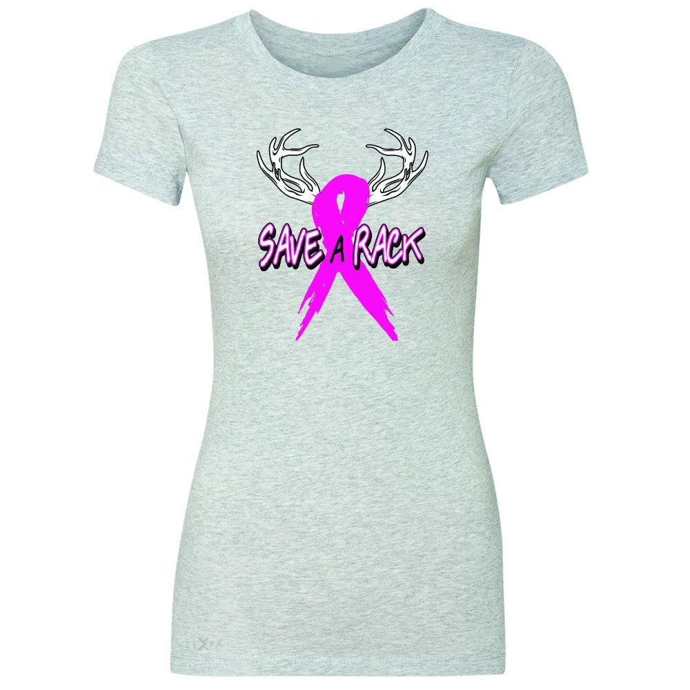 Save A Rack Breast Cancer October Women's T-shirt Awareness Tee - Zexpa Apparel - 2