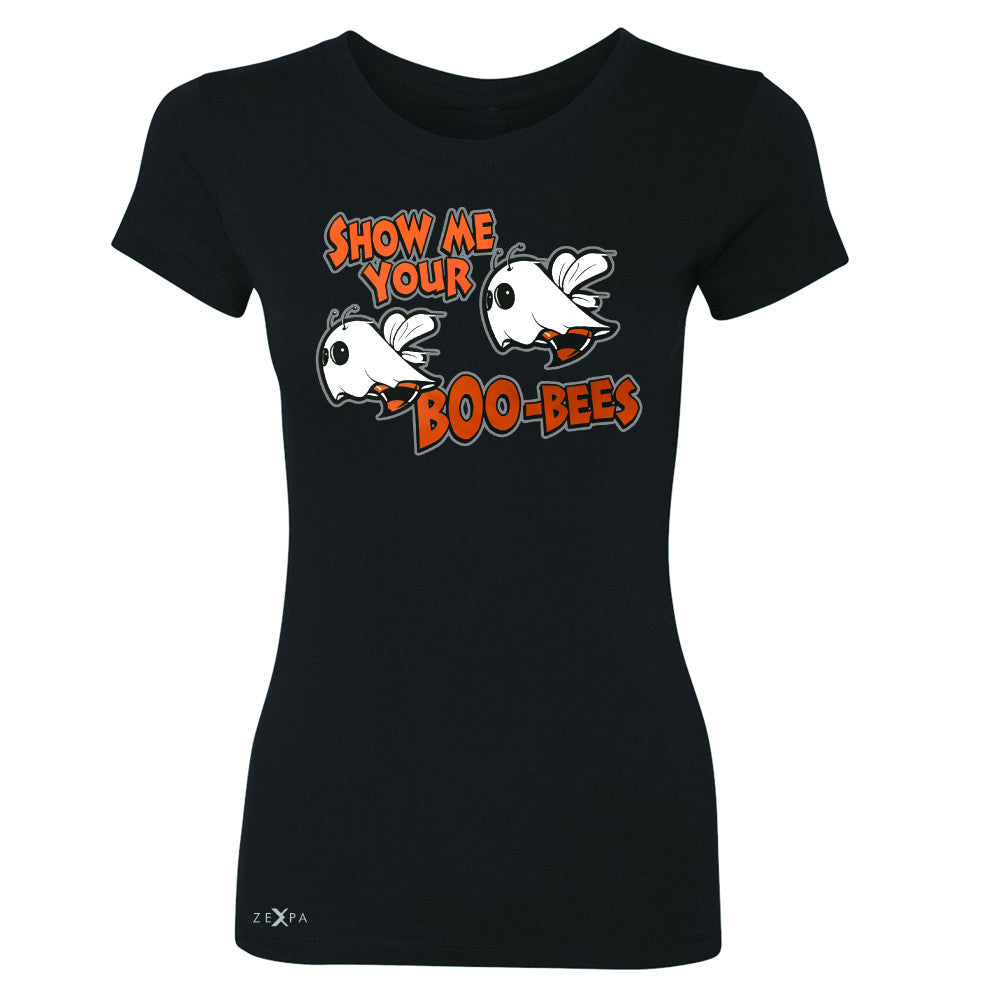 Show Me Your Boo-Bees Ghost  Women's T-shirt Halloween Costume Tee - Zexpa Apparel - 1