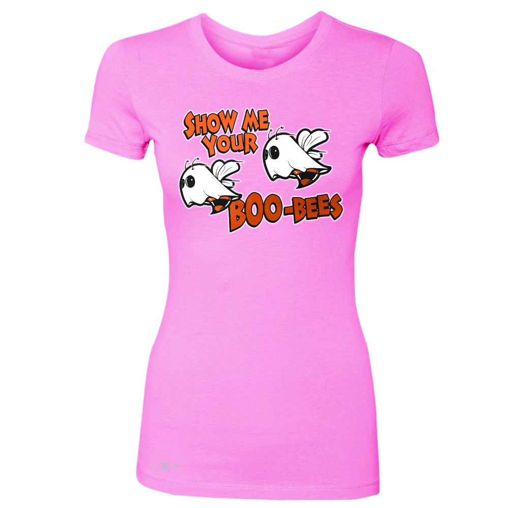 Show Me Your Boo-Bees Ghost  Women's T-shirt Halloween Costume Tee - Zexpa Apparel - 3