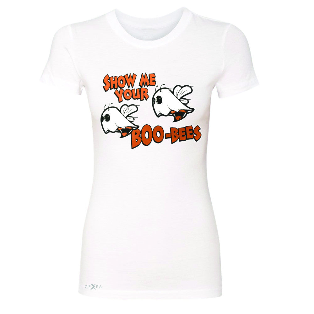 Show Me Your Boo-Bees Ghost  Women's T-shirt Halloween Costume Tee - Zexpa Apparel - 5